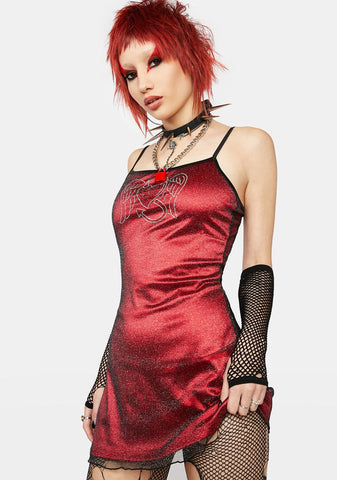 Vamp Angel Mesh Mini Dress