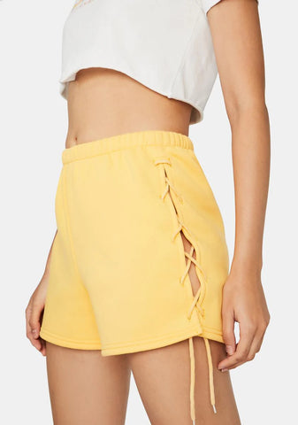 Lemon Lay It On The Line Lounge Shorts