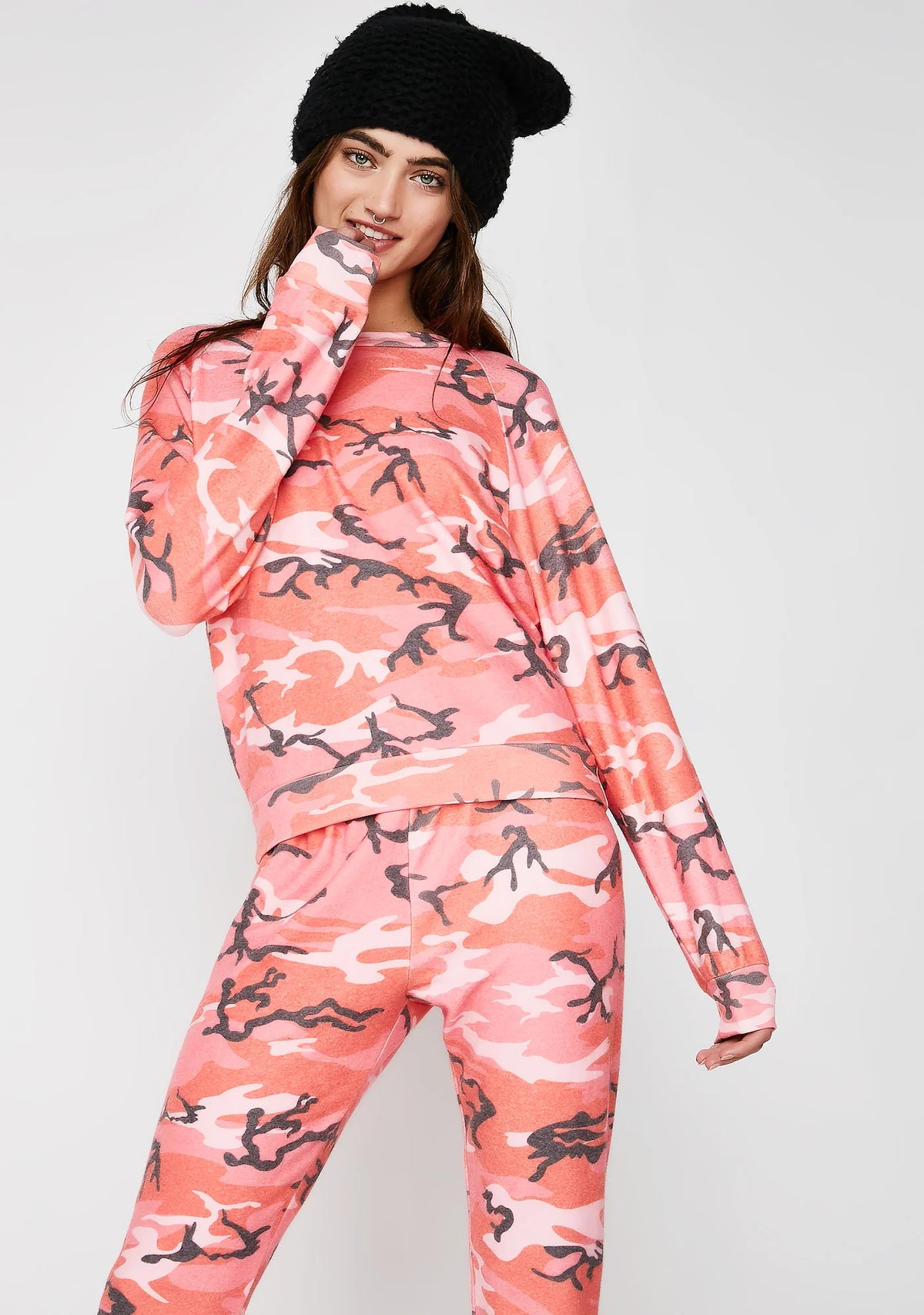 Fire Camo Junior Sweatshirt