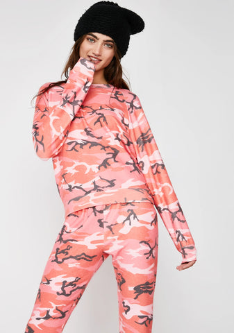 Fire Camo Junior Sweatshirt