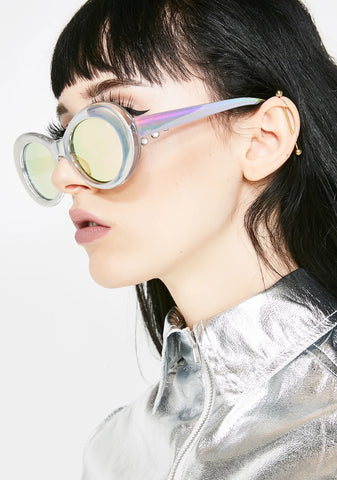 Cosmic Doll Holographic Sunglasses