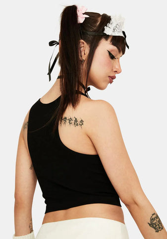 Somebody Told Me Cropped Tank