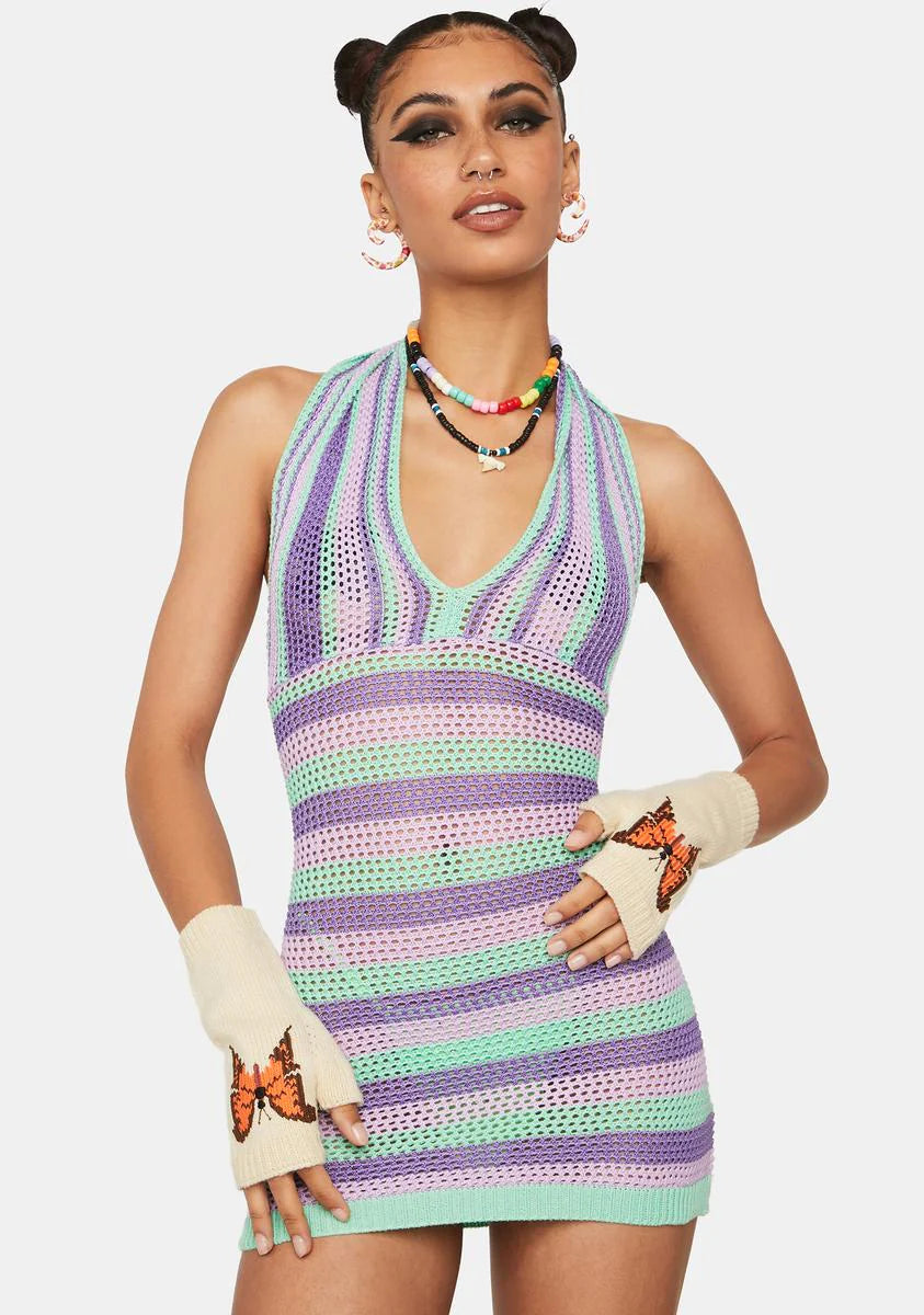 Hot Streak Crochet Dress