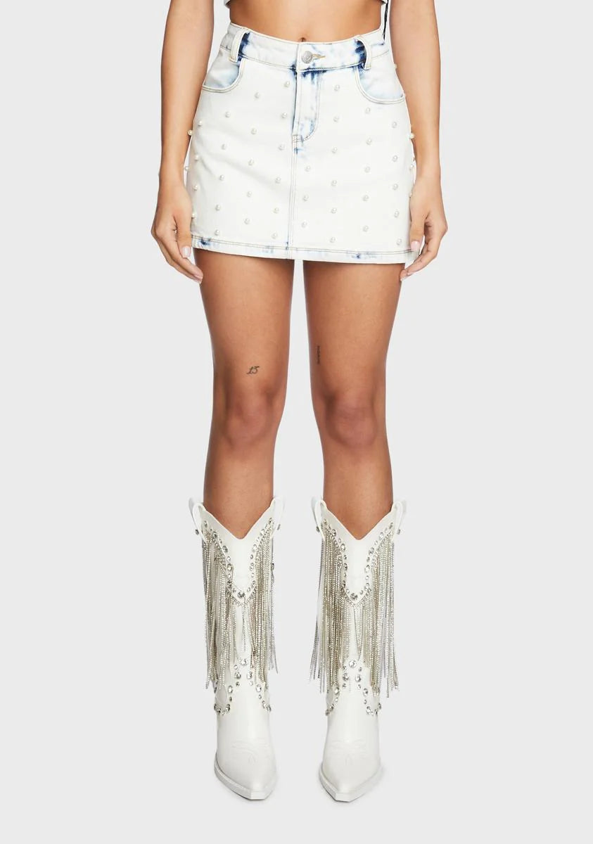 Vintage Dreams Denim Skirt