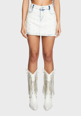 Vintage Dreams Denim Skirt