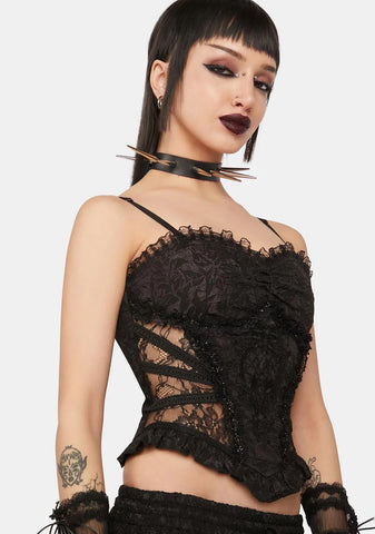Lace Corset Top