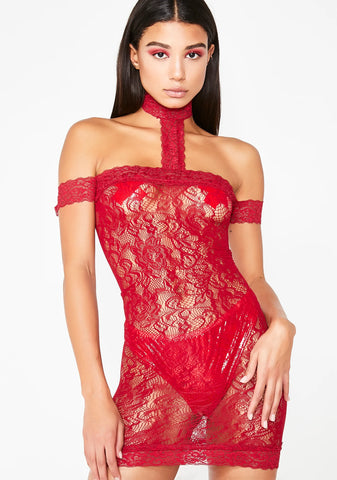 Miss Claus Lace Chemise