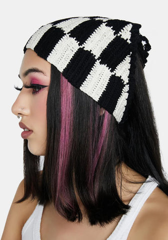 Check Your Illusion Crochet Headband