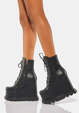 3 Orphans Wedge Boots