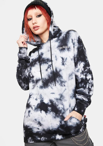 Tie Dye Screen Print Hoodie