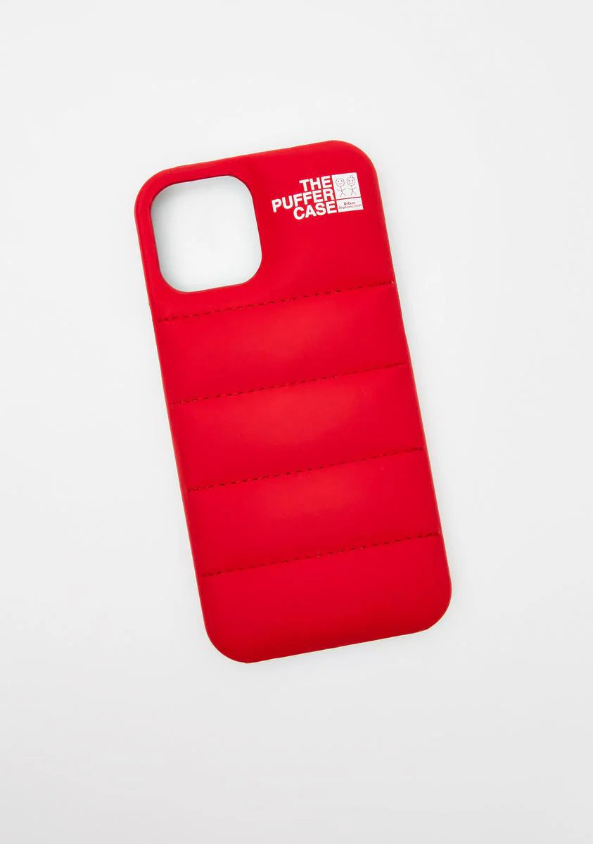 Red Puffer iPhone Case