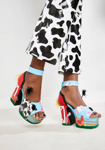 Animal Playhouse Platform Heels