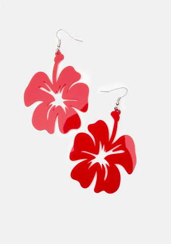 Hibiscus Dreams Drop Earrings