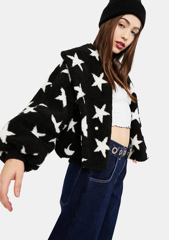 Warm Wishes Fleece Bomber Jacket