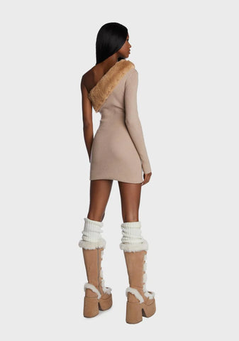 Haute In Winter Mini Dress