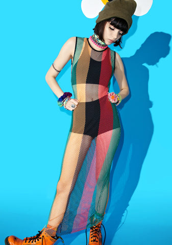 Kingston Mesh Maxi Dress