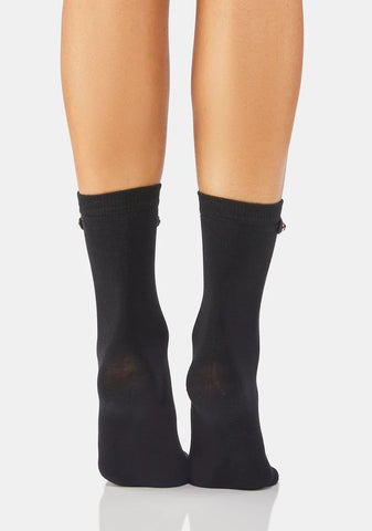 Noir Constellation Nation Crew Socks