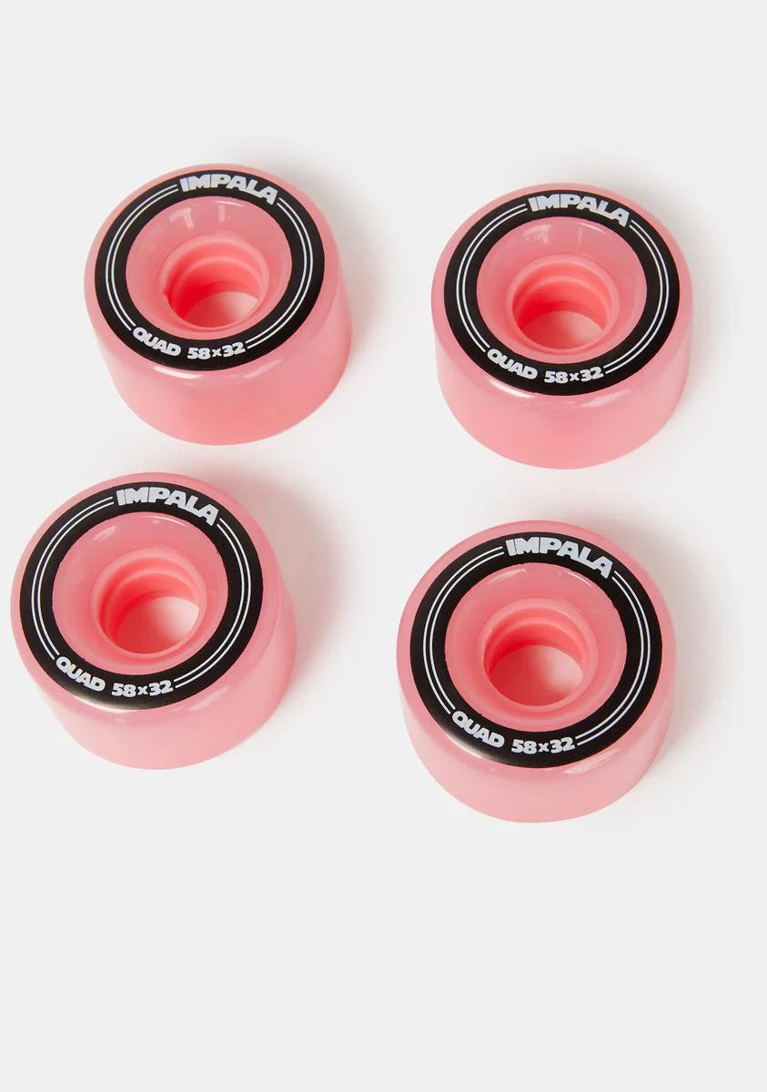 Pink 4 Pack Quad Wheels