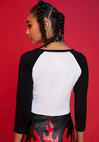 Rock On Graphic Raglan Tee