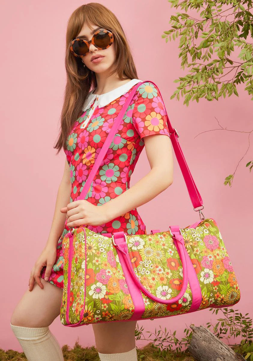 Modern Love Floral Weekender