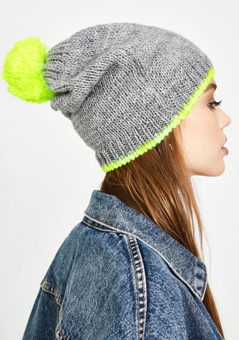 Vivid Sweet Digs Pom Beanie