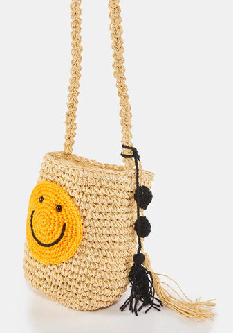 Happy Travels Woven Bag