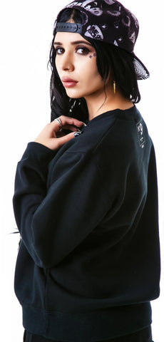 UC Apple Heart Crew Pullover Sweatshirt