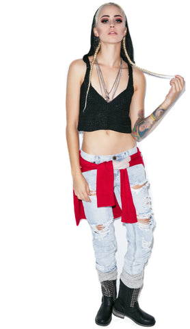 Mellow Out Crochet Crop Top