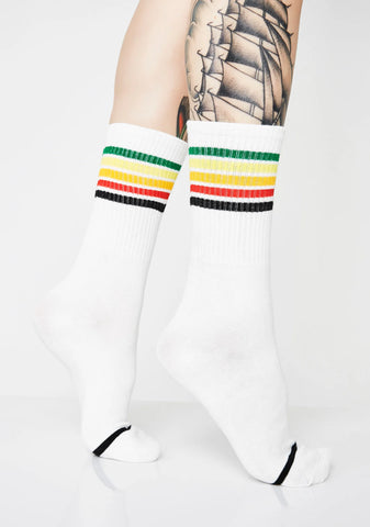 A Lil Mambo Stripe Socks