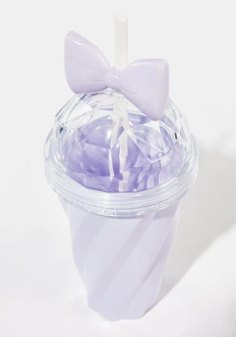 Lilac Cute As A Bow Tumbler Cup
