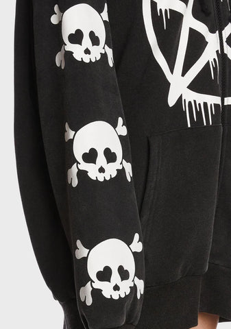 Malicious Contempt Oversized Hoodie
