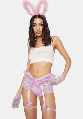 Your Angel Awaits Garter Belt