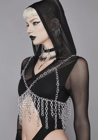 Dune Warrior Chain Bra Harness