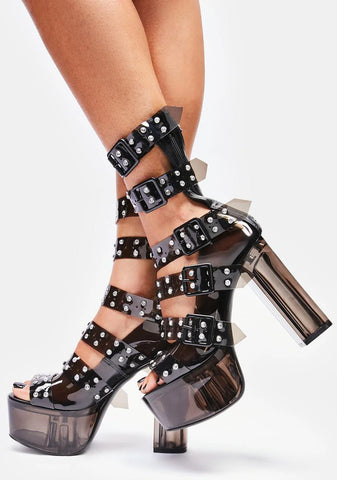 Model Behavior Strappy Platform Heels