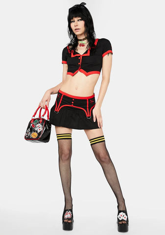 Lover's Lane Suspender Skirt