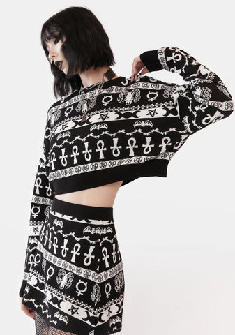 Made Of Mischief Crop Sweater