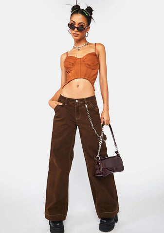 Make The Most Corset Crop Top