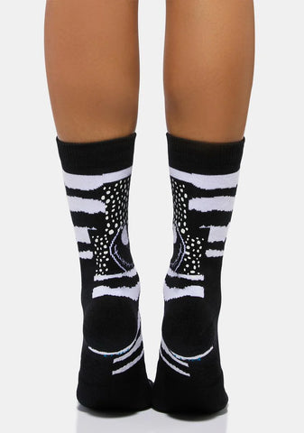 Nightmare Patch Crew Socks