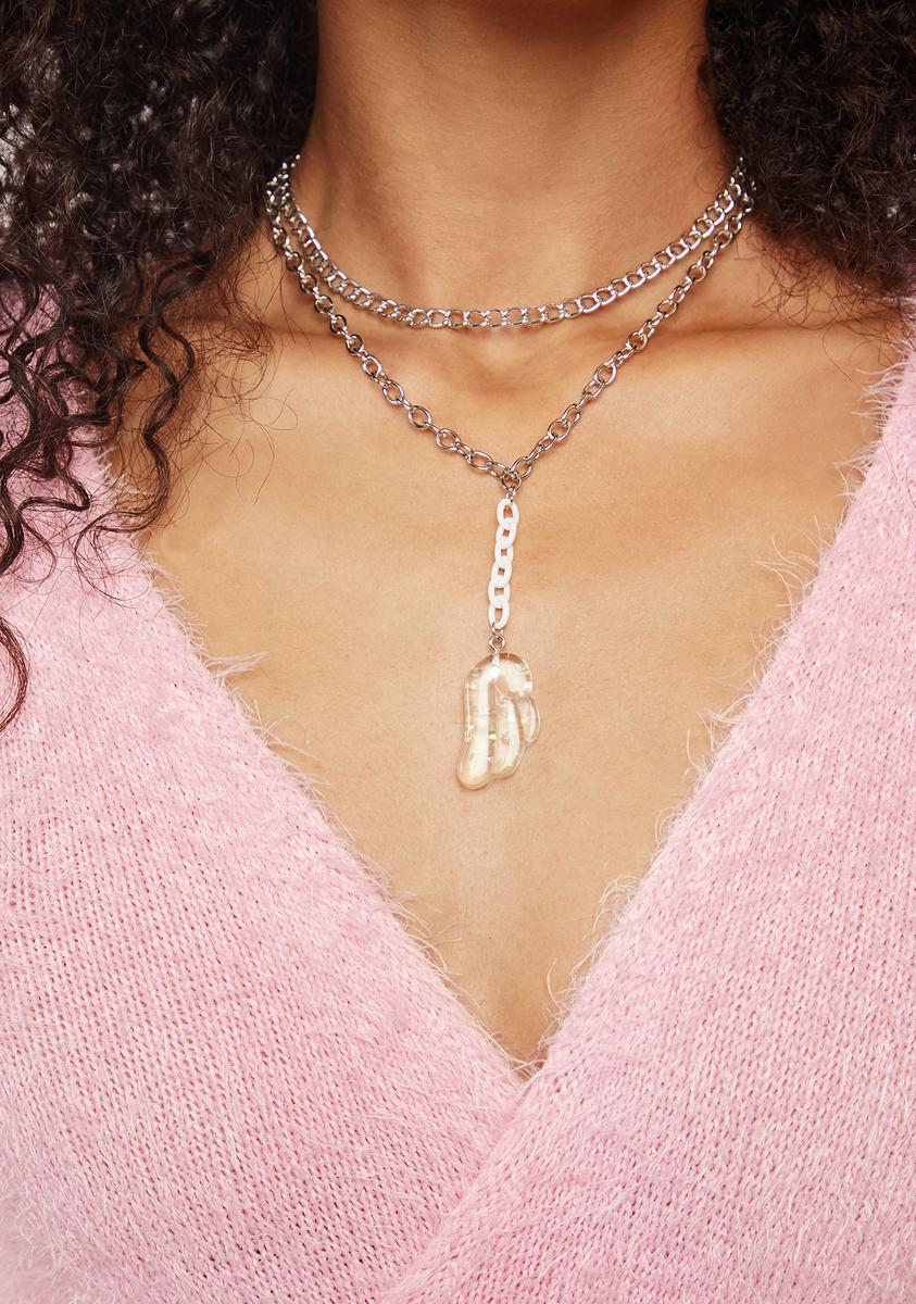 Ivory Earn Your Wings Chain Necklace