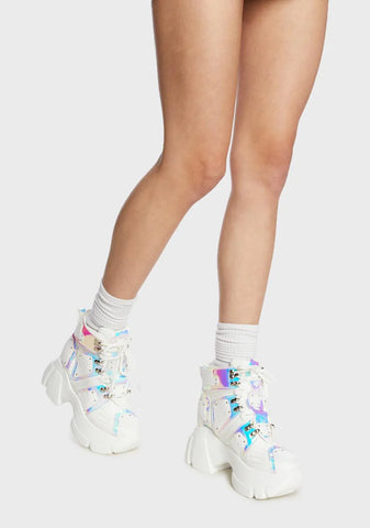 White Passionfruit-03 Wedge Sneakers