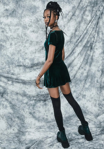 Into The Woods Velvet Dress