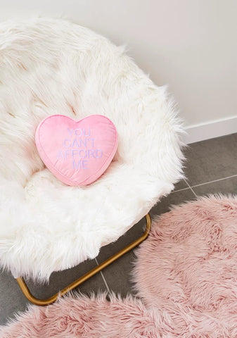 Sweet Nothings Plush Heart Pillow