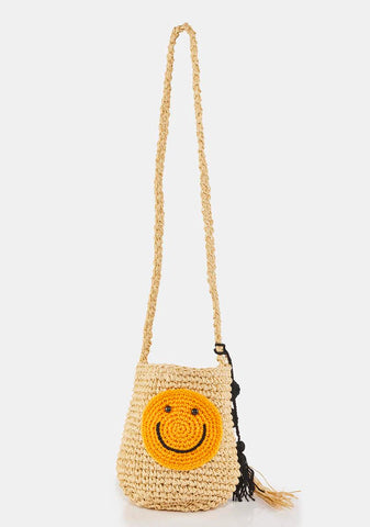 Happy Travels Woven Bag