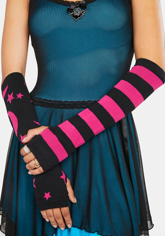 Fairycore Thrive Mismatched Arm Sleeves
