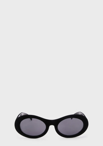 Velvet Eye Oval Sunglasses