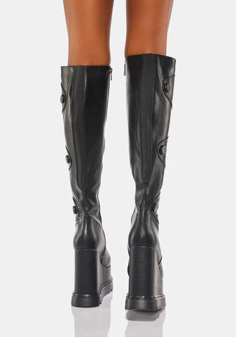 Widow Maker Wedge Boots