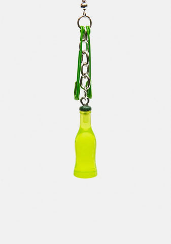 Lime Safety Soda Drop Earrings
