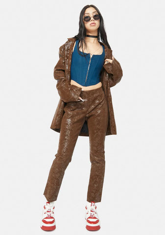 Royal Down For It Corset Top