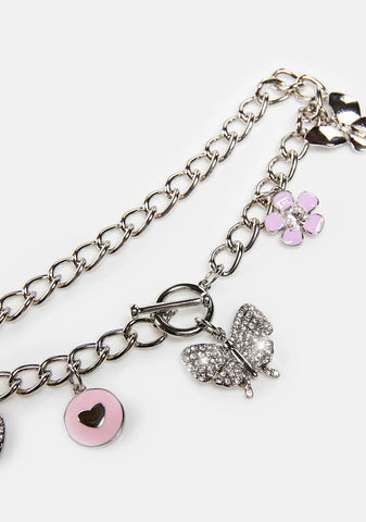 My Lucky Charm Butterfly Choker