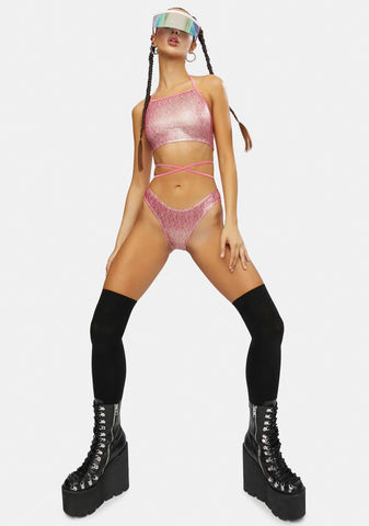 Kandi Hypnotic Hype Ruched Bottoms